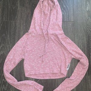 Gymshark Pink Slounge Cropped Hoodie